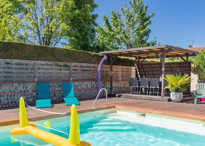 Garonne- Piscine Confort Proche Toulouse Villa *